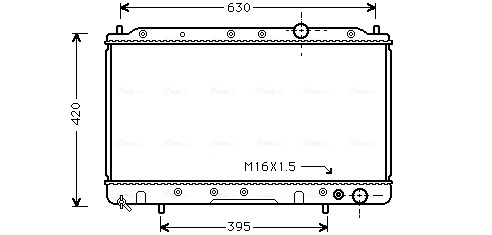 Ava Cooling Radiateur MTA2082