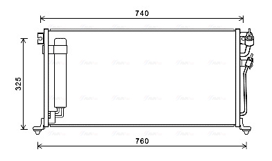 Ava Cooling Airco condensor MTA5220D