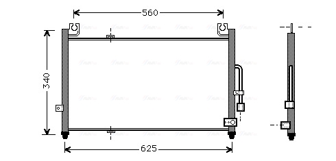 Ava Cooling Airco condensor MZ5104