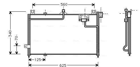 Ava Cooling Airco condensor MZ5125