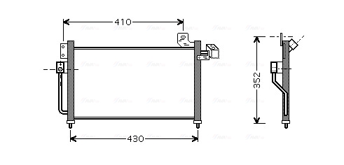 Ava Cooling Airco condensor MZ5155