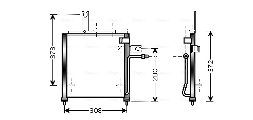 Ava Cooling Airco condensor MZ5156