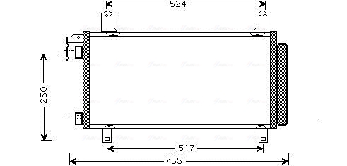 Ava Cooling Airco condensor MZ5158D