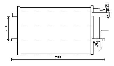 Ava Cooling Airco condensor MZ5242D