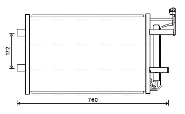 Ava Cooling Airco condensor MZ5252D