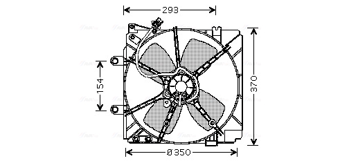 Ava Cooling Ventilatorwiel-motorkoeling MZ7511