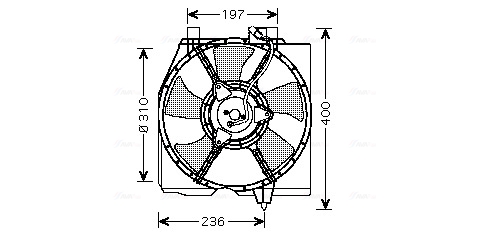 Ava Cooling Ventilatorwiel-motorkoeling MZ7536