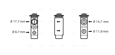 Ava Cooling Airco expansieklep OL1580