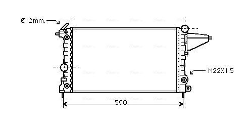 Ava Cooling Radiateur OL2117