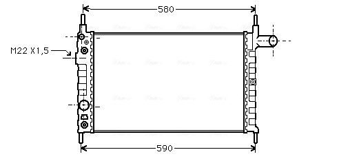 Ava Cooling Radiateur OL2163