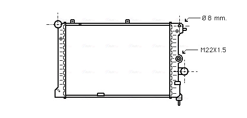 Ava Cooling Radiateur OL2168