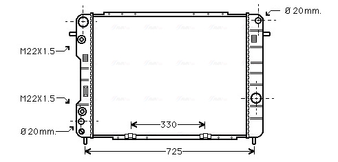 Ava Cooling Radiateur OL2249