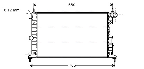 Ava Cooling Radiateur OL2323