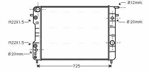 Ava Cooling Radiateur OL2406