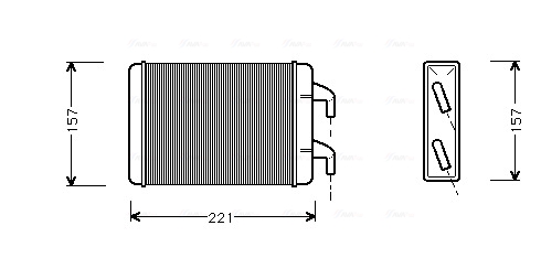 Ava Cooling Kachelradiateur OL6007