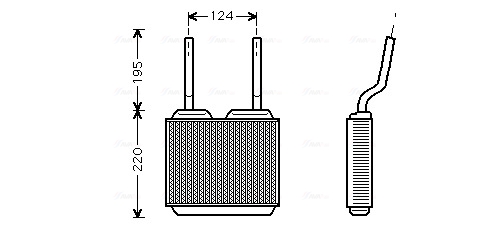 Ava Cooling Kachelradiateur OL6132