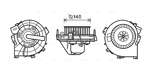 Ava Cooling Kachelventilator OL8609