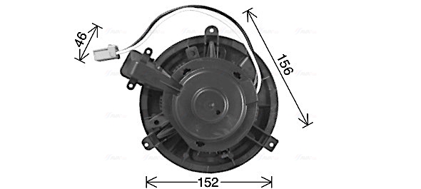 Ava Cooling Kachelventilator OL8723