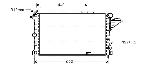 Ava Cooling Radiateur OLA2119