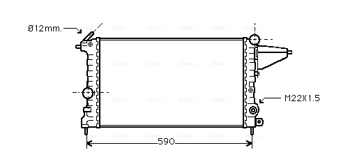 Ava Cooling Radiateur OLA2161