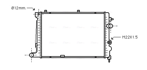 Ava Cooling Radiateur OLA2174