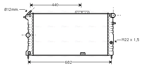 Ava Cooling Radiateur OLA2190