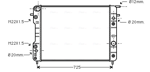 Ava Cooling Radiateur OLA2193