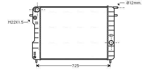 Ava Cooling Radiateur OLA2239