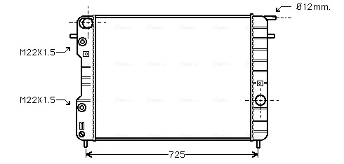 Ava Cooling Radiateur OLA2248