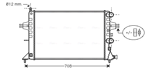 Ava Cooling Radiateur OLA2255