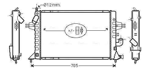 Ava Cooling Radiateur OLA2294