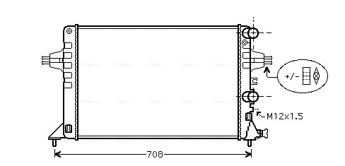 Ava Cooling Radiateur OLA2444