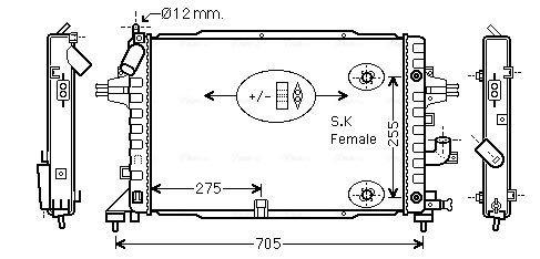 Ava Cooling Radiateur OLA2467