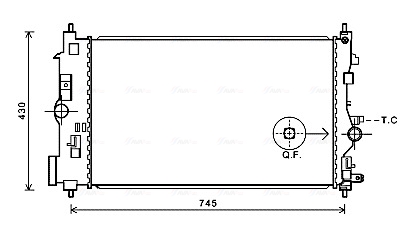 Ava Cooling Radiateur OLA2591