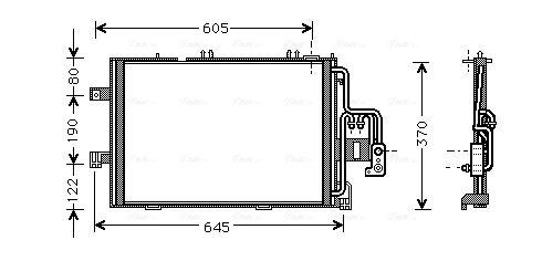 Ava Cooling Airco condensor OLA5369