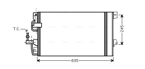 Ava Cooling Airco condensor OLA5390D