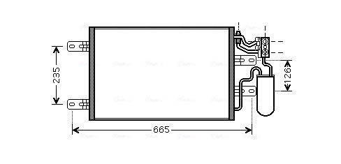 Ava Cooling Airco condensor OLA5394D