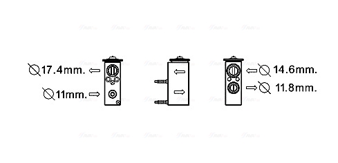 Ava Cooling Airco expansieklep PE1355