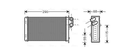 Ava Cooling Kachelradiateur PE6100