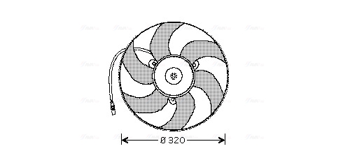 Ava Cooling Ventilatorwiel-motorkoeling PE7513