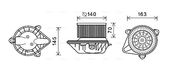 Ava Cooling Kachelventilator PE8375