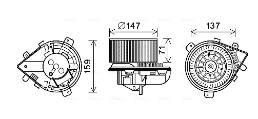 Ava Cooling Kachelventilator PE8379