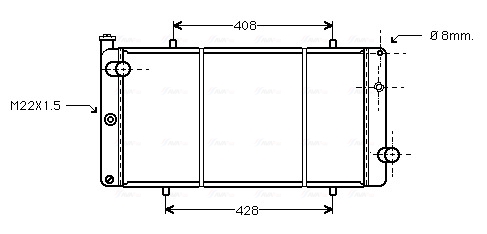 Ava Cooling Radiateur PEA2079