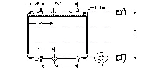 Ava Cooling Radiateur PEA2198