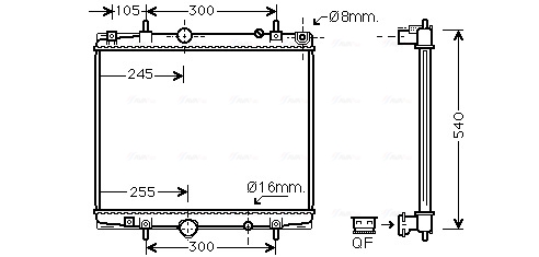 Ava Cooling Radiateur PEA2237