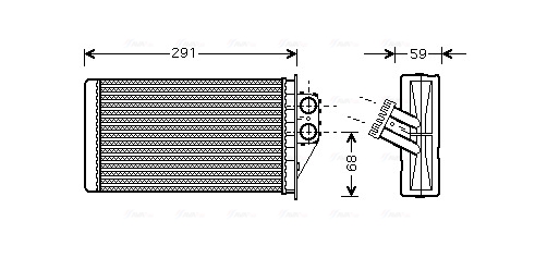 Ava Cooling Kachelradiateur PEA6228