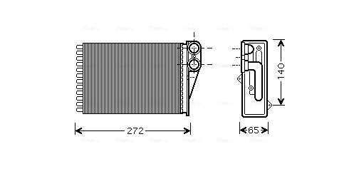 Ava Cooling Kachelradiateur PEA6292