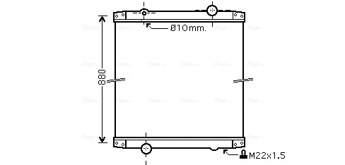 Ava Cooling Radiateur RE2011N