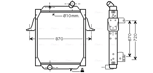 Ava Cooling Radiateur RE2062