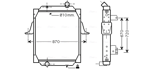 Ava Cooling Radiateur RE2070